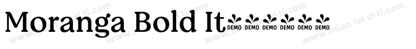 Moranga Bold It字体转换
